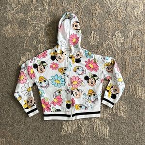 Monnalisa minnie and Daisy zip jacket retail $250